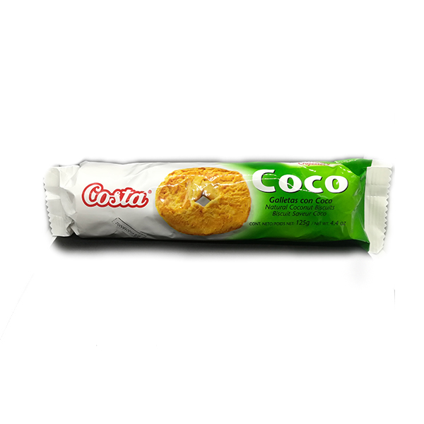 GALLETA COSTA 125GR COCO NATURAL