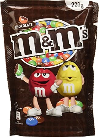 GRAGEAS DE CHOCOLATE M&amp;M  LECHE