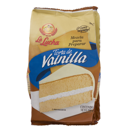 MEZCLA DE TORTA LA LUCHA 500GR VAINILA