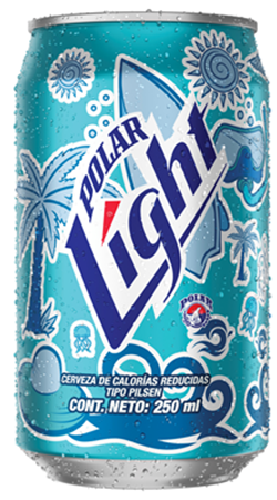 CERVEZA POLAR LIGHT 250ML LATA