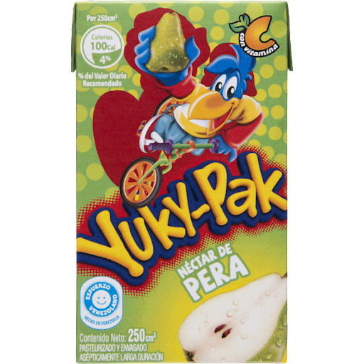 JUGO YUKYPAK 250ML PERA 