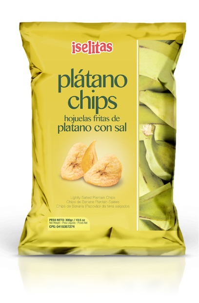 PLATANO ISELITAS 300GR CHIPS SAL