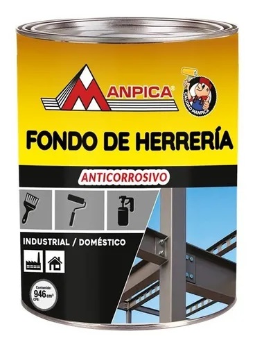 FONDO D/HERRERIA ROJO MANPICA 1/4 G