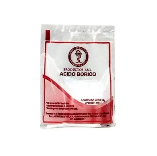 ACIDO BORICO 20G X 1UND FSI