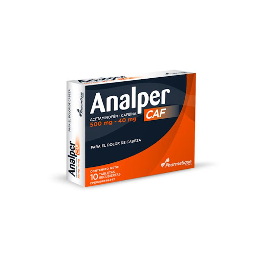 ANALPER CAF 500MG 40MGX10TAB PHARMETIQUE