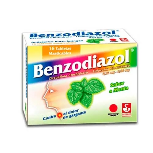 BENZODIAZOL MENTA X 16 PASTILLAS MAST MEYER