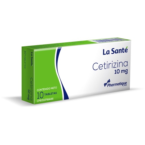 CETIRIZINA 10MG X 10 TABLETAS LA SANTE