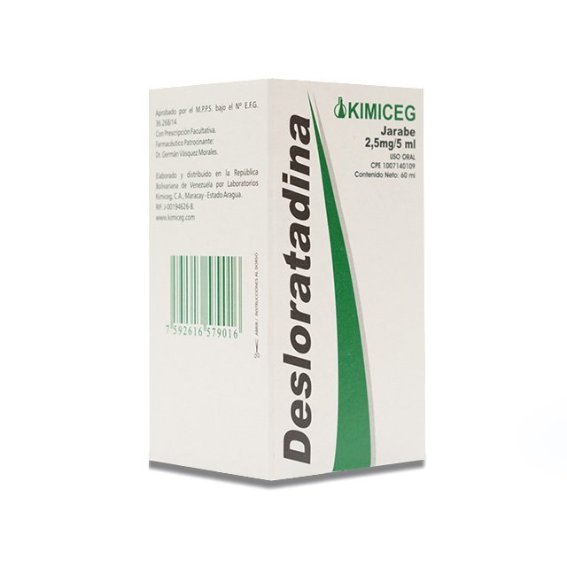 DESLORATADINA 2,5MG/5ML X 60ML KIMICEG