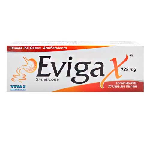 EVIGAX 125MG X 20 CAPS BLANDAS VIVAX
