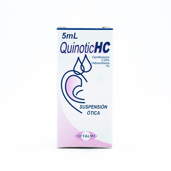 QUINOTIC HC SUSPENSIÓN OTICA 5ML OFTALMI