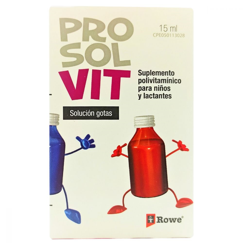 PROSOLVIT GOTAS PEDIATRICAS X 15ML ROWE