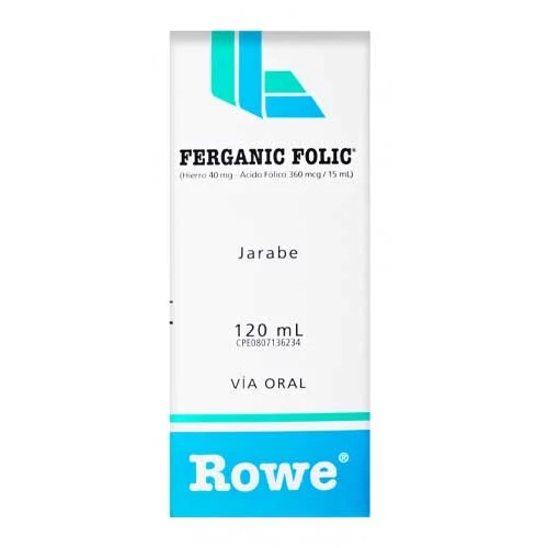 FERGANIC FOLIC JARABE 120ML ROWE