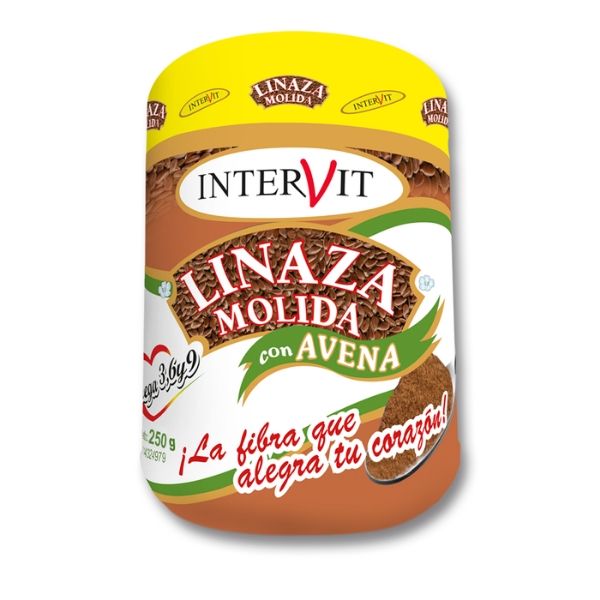 LINAZA INTERVIT 250GR MOLIDA CON AVENA