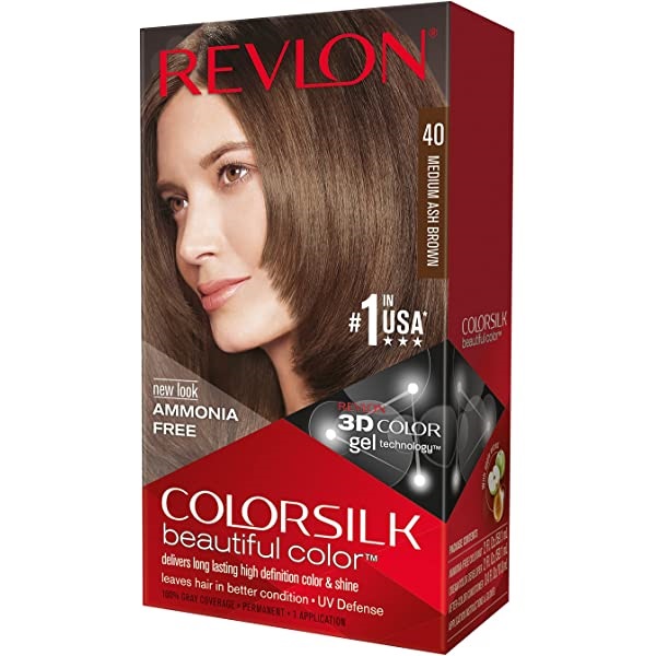 TINTE REVLON 40 CASTA MED CENIZO KERATINA
