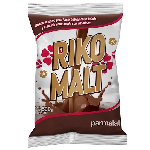 BEBIDA RIKO MALT 500GR ACHOCOLATADA EN POLVO