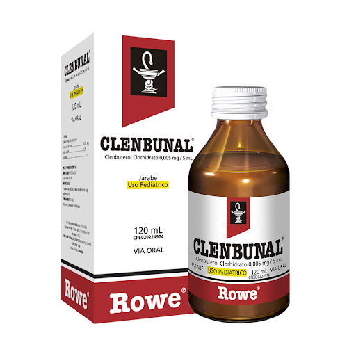 CLENBUNAL 0,005MG 5ML X 120ML JBE PED ROWE