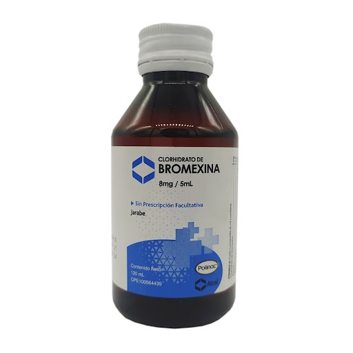 BROMEXINA 8MG/5ML X 120ML POLINAC