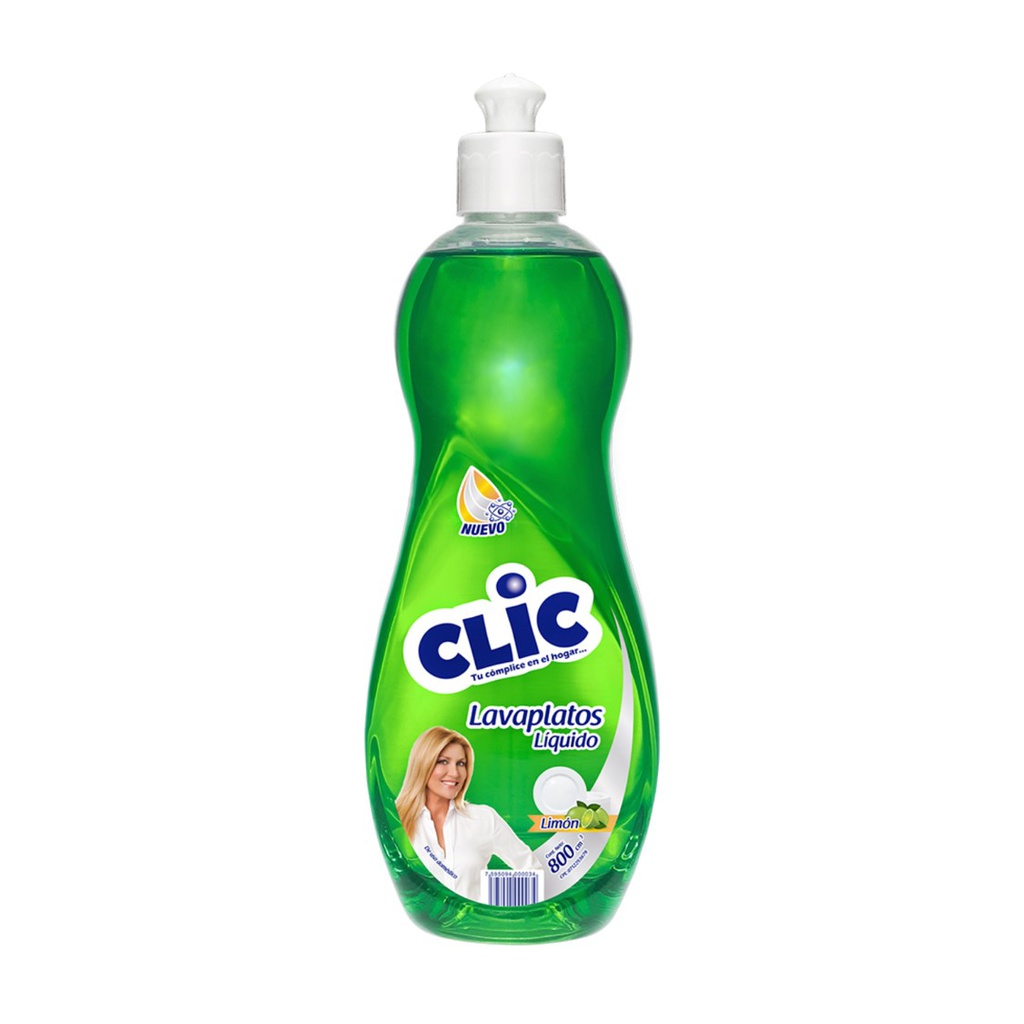 LAVAPLATOS CLIC 800ML LIMON