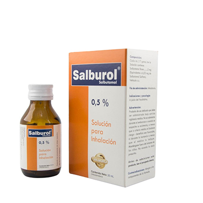 SALBUROL 0,5% X 20ML SALBUTAMOL SOL INH VALMORCA