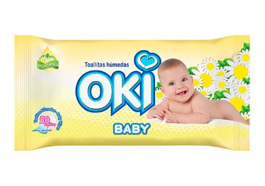 TOALLAS HUMEDAS OKI 50UND MANZANILLA