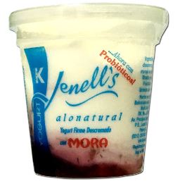 YOGURT FIRME JENELLS 180GR MORA