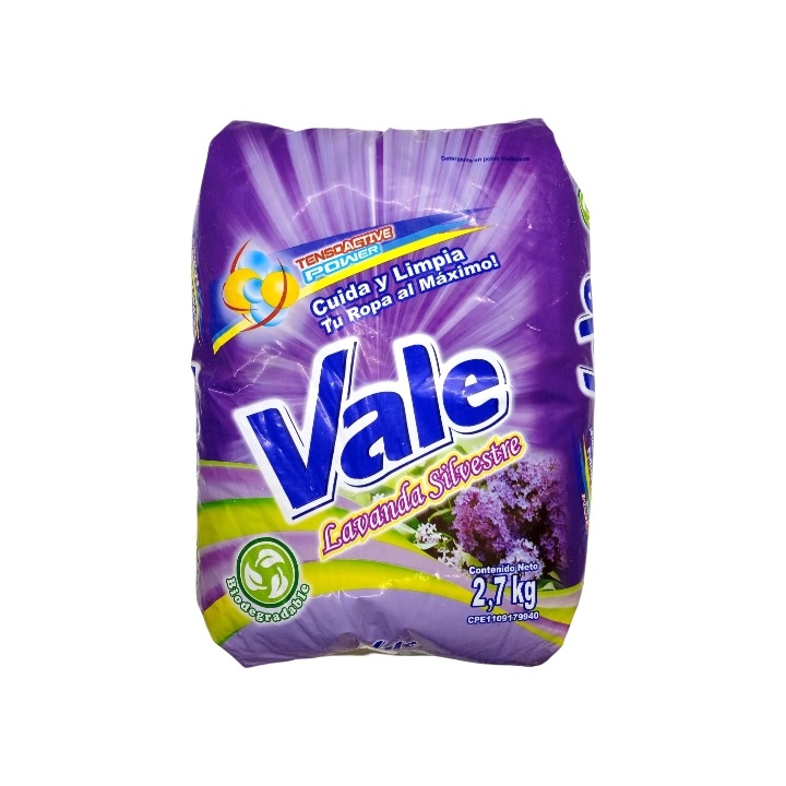 DETERGENTE VALE 2.7KG MULT LAVANDA POLVO