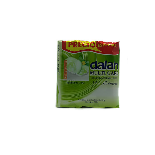 JABON DALAN 125GR X 3UND PEPINO LECHE