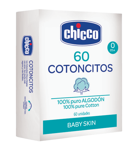HISOPOS CHICCO 60UND COTONCITO