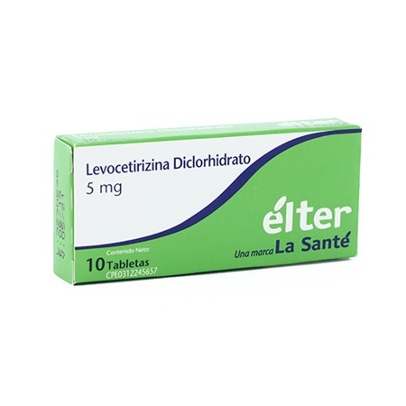 LEVOCETIRIZINA 5MG X 10 TABLETAS LA SANTE