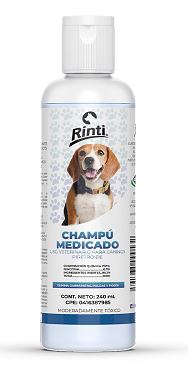 CHAMPU RINTI 240GR ANTIPULGAS ESPUMA