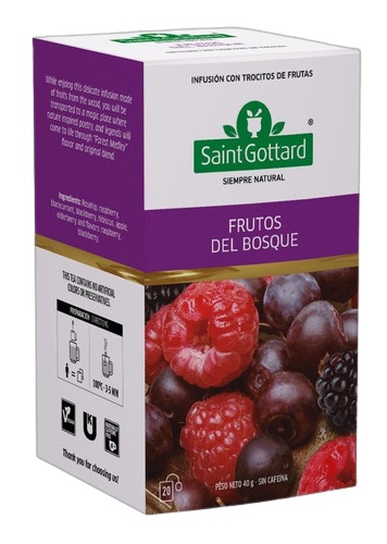 INFUSION SAINTGOTTARD 20UND FRUTOS DEL BOSQUE