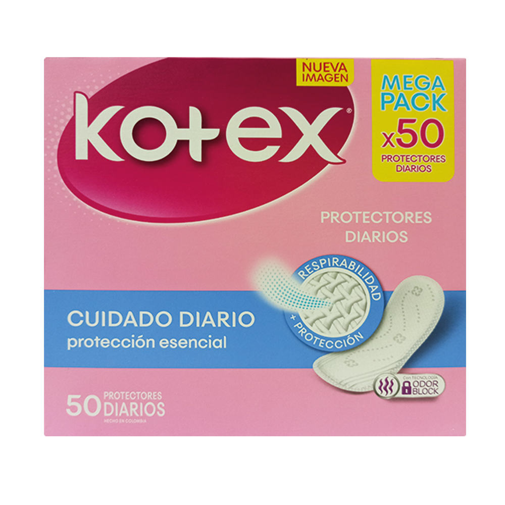 PROTEC DIARIO KOTEX X50UND NORM