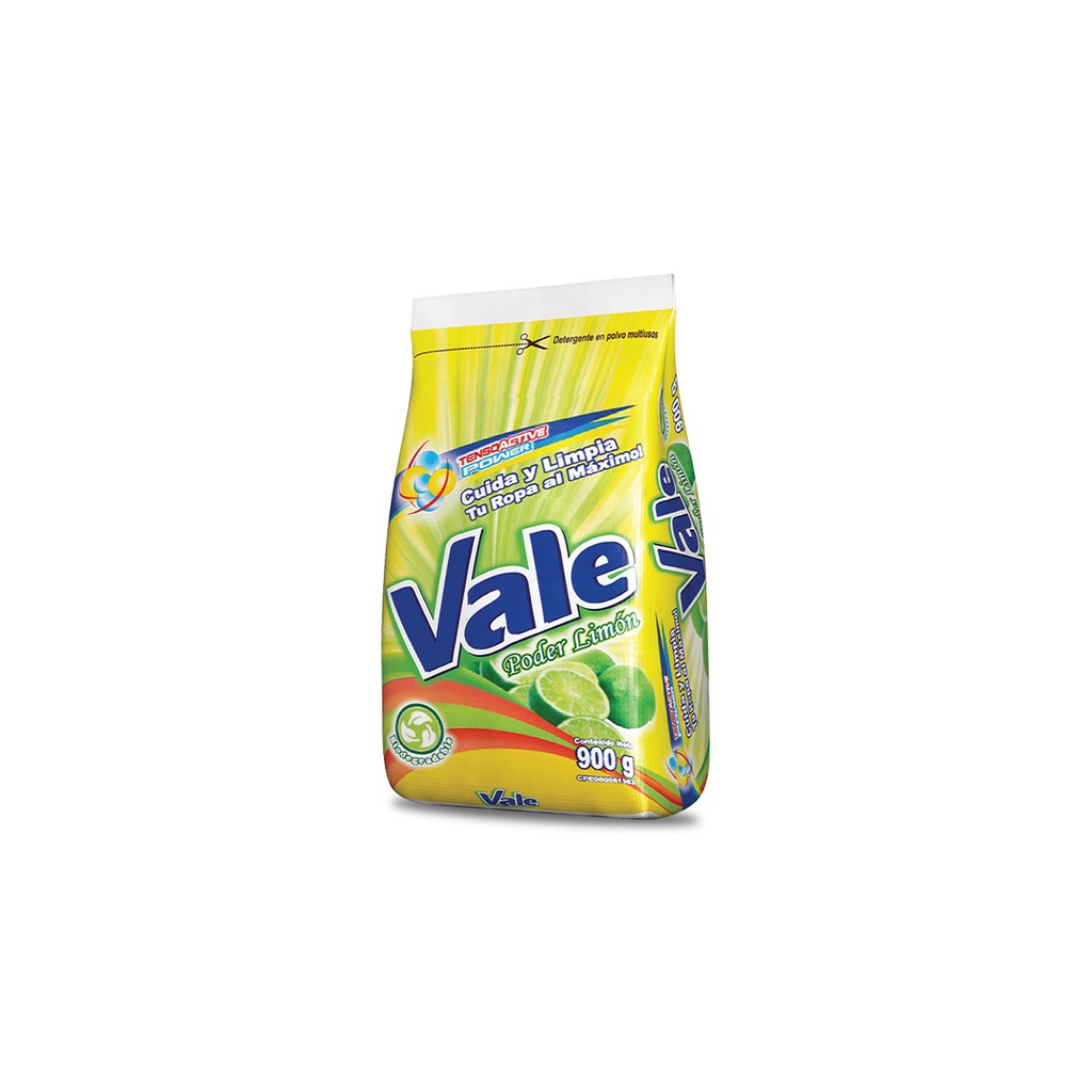 DETERGENTE VALE 900GR MULTI LIMON POLVO