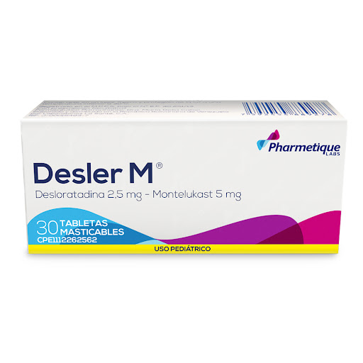 DESLER M PED 2.5MG X 30TAB MAST