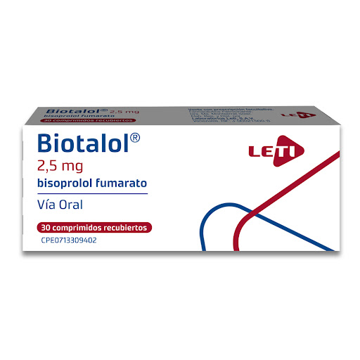 BIOTALOL 2.5MG X 30COMP BISOPROLOL LETI
