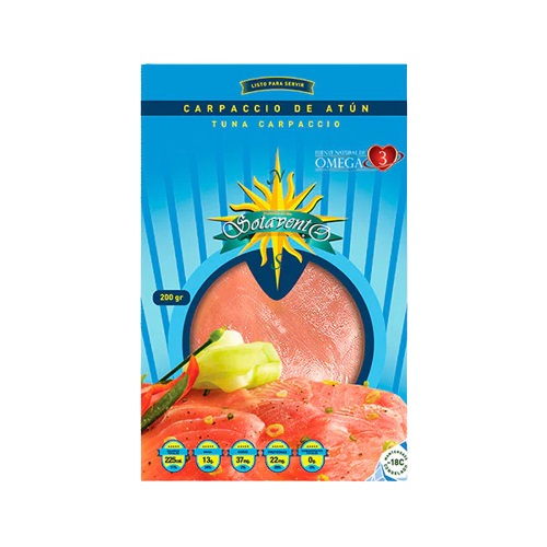 CARPACCIO SOTAVENTO 200GR ATUN ROSADO