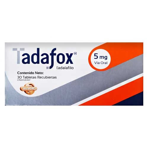 TADAFOX 5MG X 30TAB VALMORCA
