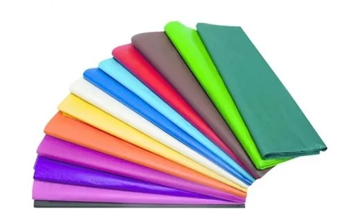 PAPEL DE SEDA COLORES SURTIDOS X UN.