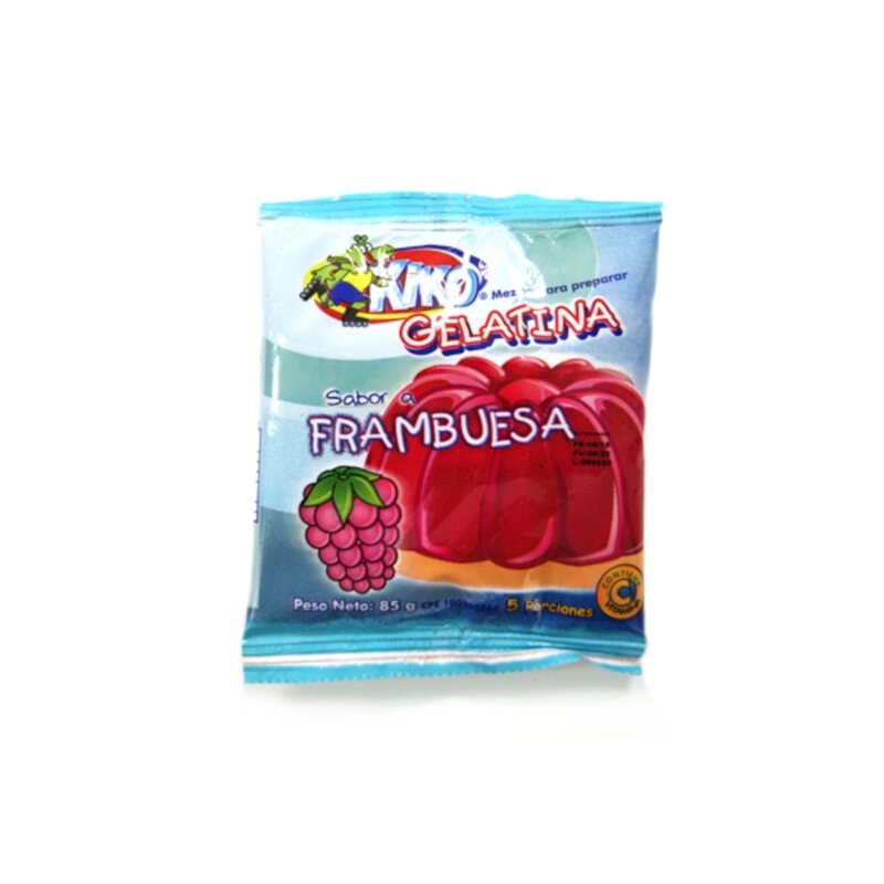 GELATINA KIKO 85GR FRAMBUESA