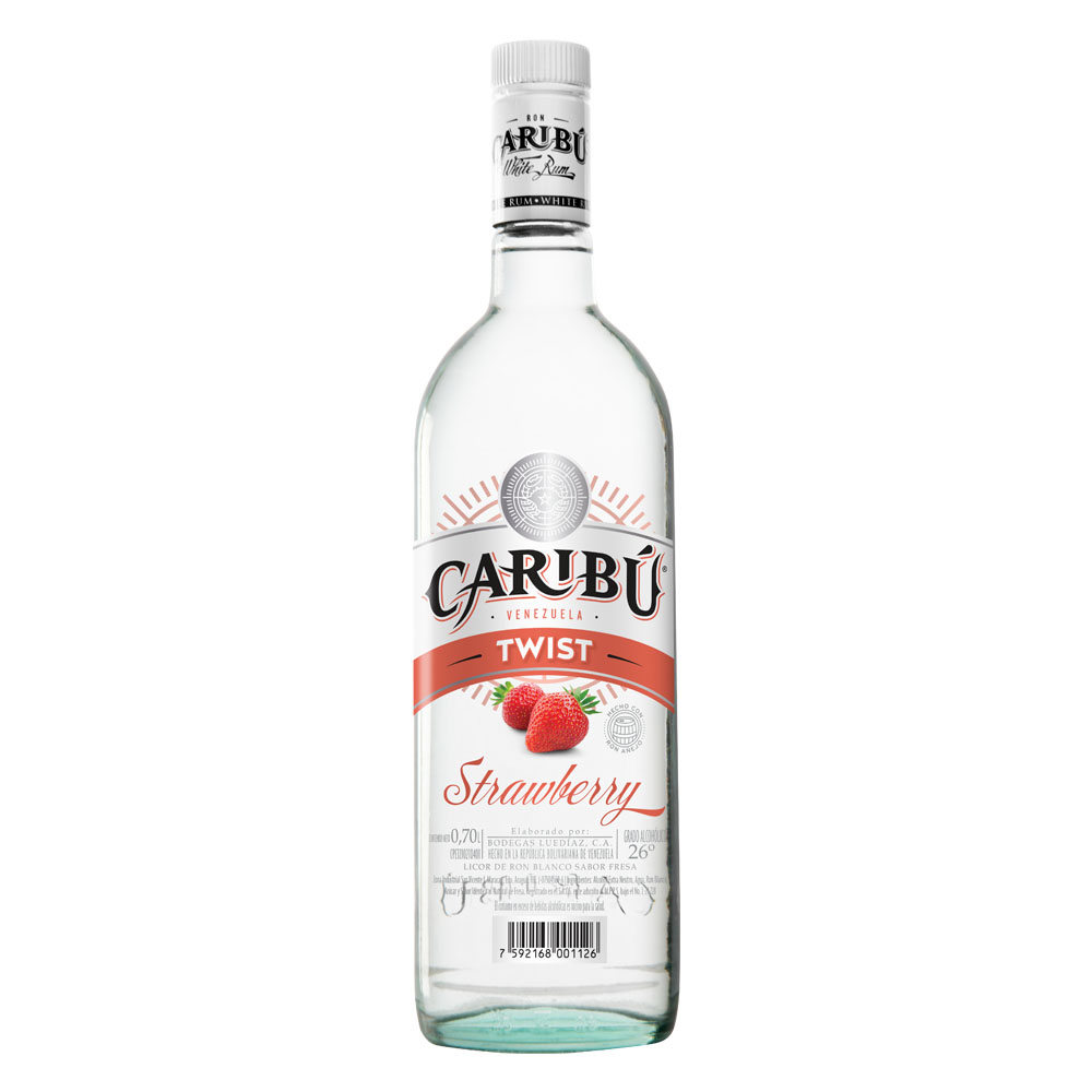 RON CARIBU 0.70LT FRESA