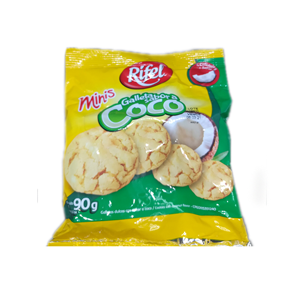 GALLETA MINIS RIFEL 90GR COCO