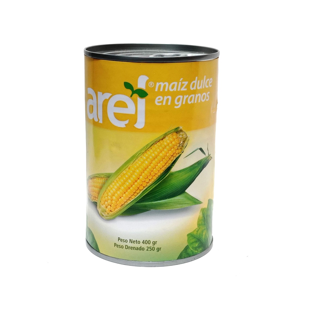 MAIZ DULCE AREL 400GR EN GRANO