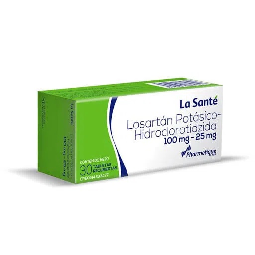LOSARTAN HCT 100/25MG X 30TAB LA SANTE