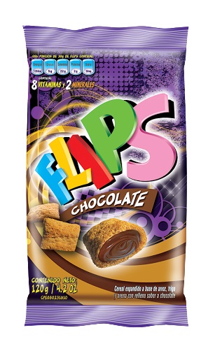 CEREAL FLIPS 120GR CHOCOLATE