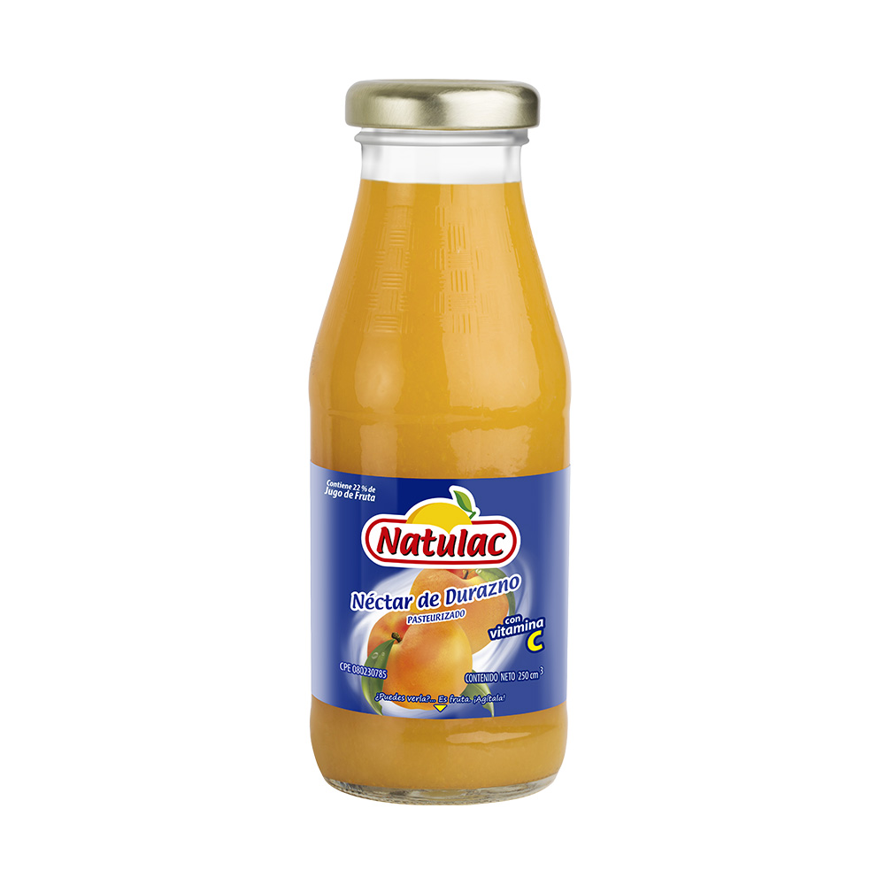 JUGO NATULAC 250ML DURAZNO BOTELLA
