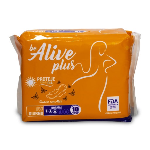 TOALLAS CLINIC BE ALIVE PLUS X10UND DIUR