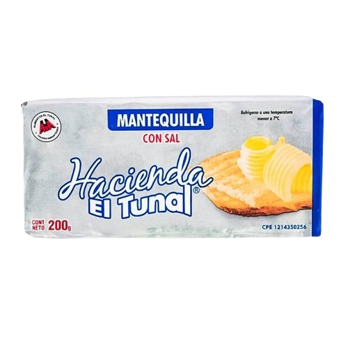 MANTEQUILLA LA HACIENDA 200GR CON SAL