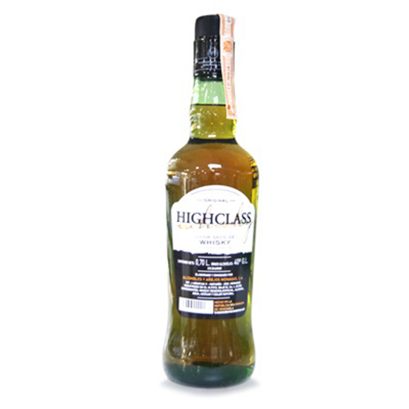 LICOR DE WHISKY HIGHCLASS 0.70LTS