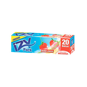 BOLSA C/CIERRE IZYPACK X20 BOLSAS MED.