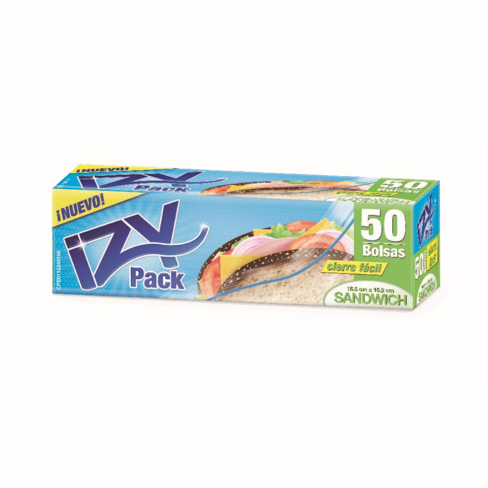 BOLSA C/CIERRE IZYPACK X50 BOLSAS SANDW